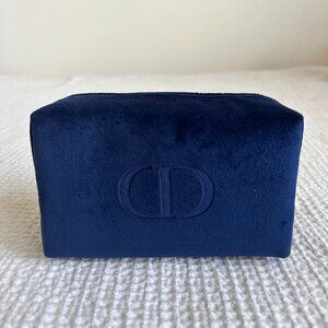 !! SOLD !! NEW DIOR CD Blue Velvet Pouch/Trousse w Box